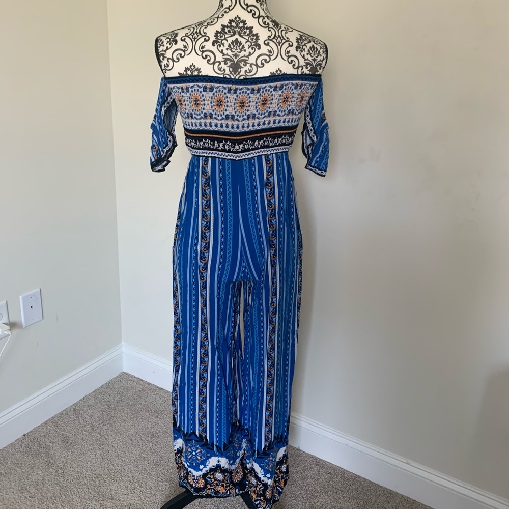Flying Tomato Off Shoulder Jumpsuit - Picture 4 of 8
